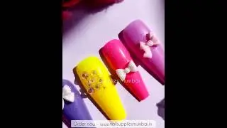 Bows, Aurora White Pearls, Stone #nailsupplies #nailsupplier #nailartproduct #nailart #nailproduct