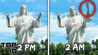 Top 10 Creepy Statues Caught Moving On Camera