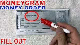 ✅ How To Fill Out MoneyGram Money Order 🔴
