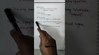 polyuria, polydipsia, polyphagia