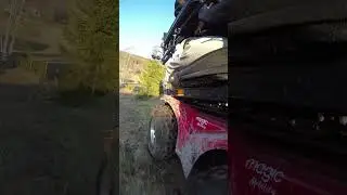 Driving with my Extreme X8 wheelchair over a snowmountain 😂👌 #4wd #wheelchair #electricwheelchair