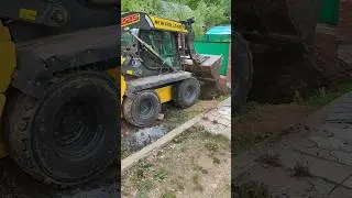 Мини погрузчик New Holland L225 #мастерначастатарстан #услугинаселению #мастерначас #мастер