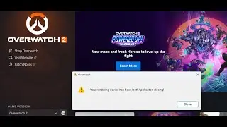 Fix Overwatch 2 Error Your Rendering Device Has Been Lost Application Closing (Detail Guide)