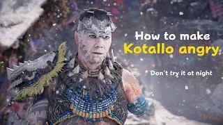 How to make Kotallo angry - Horizon Forbidden West gameplay