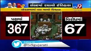 Resolution revoking Article 370 from Jammu And Kashmir passed in Lok Sabha