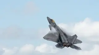 RIAT2016 Sunday F-22 Raptor take off ラプター離陸