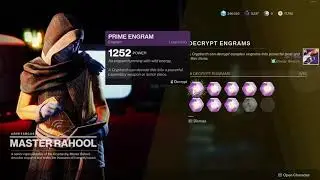 BEYOND LIGHT OPENING PRIME ENGRAM AND REWARDS - Destiny 2