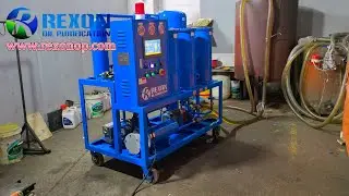 REXON Latest Vacuum Lubricating Oil Purifier Equipped with complete alarm system