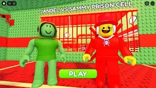 TEAM GREEN BEAN VS TEAM SAMMY PRISON RUN! (Obby) GAMEPLAY Roblox 