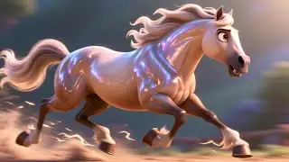 Gentle Horse Baby Ride 🐴🌸 Calm Animal Song for Kids Toddlers Preschool Learning Adventure