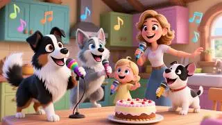 🍰🎵 Bata o Bolinho | M&uacute;sica Infantil para Beb&ecirc;s | Maggie a Bordinha 🐶🍼