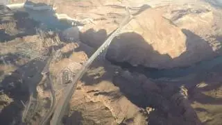 Helicopter view of The Hover Dam