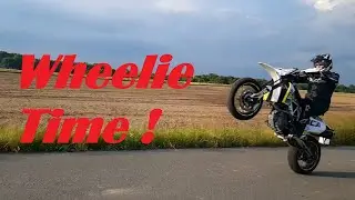 Wheelies ÜBEN | Tutorial ? | Husqvarna 701 | Motovlog