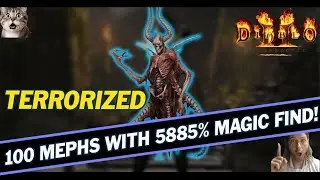 100 Meph Runs with 5885% Magic Find! Insane Results! - Diablo 2 resurrected #gaming #diablo2