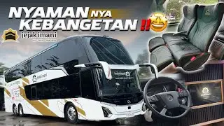 REKOR BUS PALING KEREN UNTUK JAMAAH HAJI & UMRAH‼️ jejak imani Bus Double Decker