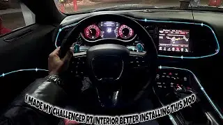 I MADE MY CHALLENGER RT INTERIOR BETTER INSTALLING THIS MOD 