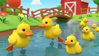 Counting Ducks on the Farm Song for Kids | Counting & Animal Song, Nursery Rhymes & Baby Music 🦆🌾🎶