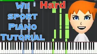 Wii Sports  piano tutorial Hard