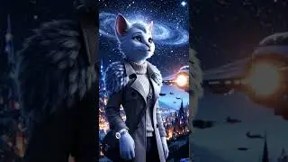 👑🚀Princess Lyra&rsquo;s Celestial Voyage | Epic Space Fantasy Story | 星の旅 | 星空の冒険 #cat #animation  p9