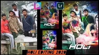 Holi photo EDITING2020||picsart &Lr||by Avupediting||