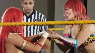 WWE NXT Asuka & Carmella vs Eva Marie & Aliyah
