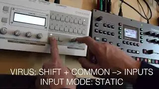 Use your Virus as a Synth AND Send Effect with Octatrack!
