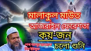 আজরাইল ফেরেশতা কয়জন? মালাকুল মাউত সম্পর্কে শাইখ আব্দুর রাজ্জাক বিন ইউসুফ | ইসলামি প্রশ্নোত্তর