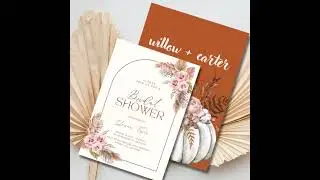 bridal shower card
