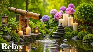 Расслабляющая музыка снимает стресс, тревогу и депрессию 🌿 Целебное фортепиано + звуки воды, успока