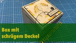 Quadratische Lieblingsbox aus DSP basteln / zum aufklappen / Papieroptimiert / Anf&auml;nger geeignet