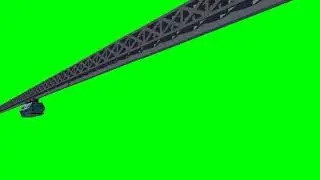Train effect green screen