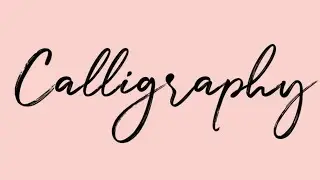 Calligraphy art# flowers#youtube short