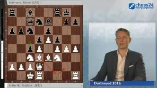 Kramnik - Buhmann, Dortmund 2016: Grandmaster Analysis