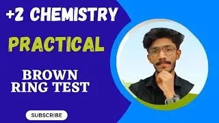 BrownRing Test|Chem| LAB|Plustwo |Nitrate confirmatory test