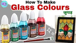 How to make Glass Colours at Home | Glass Painting | DIY