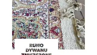 Pranie dywanu z wiskozy. Pranie dywanu wiskozowego.