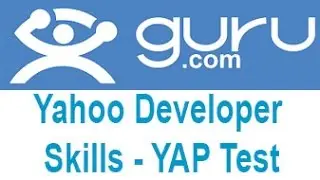 Guru Yahoo Developer Skills - YAP Exam Answers