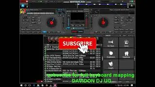 how to set keyboard shortcut keys for scratching  in virtual dj 2018 by DAVIDON DJ UG