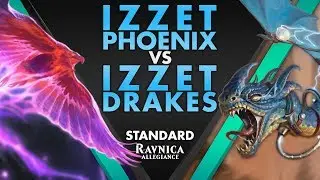 Izzet Phoenix vs Izzet Drakes | Ravnica Allegiance Standard Gameplay | Magic Arena