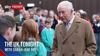 King expresses &ldquo;profound concern&rdquo; over Andrew allegations | The UK Tonight with Sarah-Jane Mee