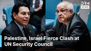 HEATED DEBATE: Palestine, Israel Trade Blows Back to Back at UN Security Council Meeting | AC1G