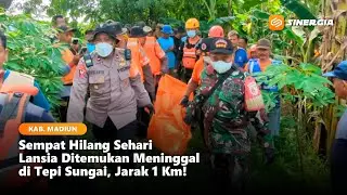 KAB. MADIUN - Hilang Saat Buang Sampah, Lansia Ditemukan Meninggal di Tepi Sungai!