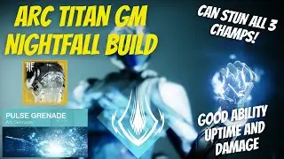 The BEST Arc Titan GM Nightfall Build Destiny 2 | Infinite Volatile and Grenade Spam