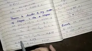Lec no.4: linear Algebra by ZR bhatti ;Theorems of subspace #6 th semester!BS Mathematics.