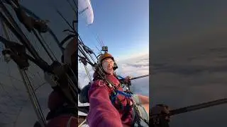 10,000 feet above the ground this is Livin.    #paramotor #flying #clouds #fly #fullflight #foryou