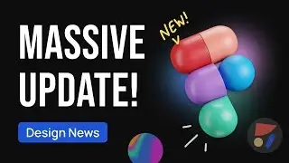 Figma Mega Updates + Glassmorphism Update! | Design News