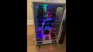 Hardline Water Cooling Gaming System with 3090 GPU and two Radiator