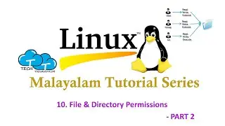 10. Linux File & Directory Permissions - 2 | Linux Malayalam Tutorial