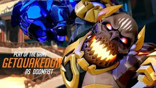 Кулак Смерти от GetQuakedOn сходит с ума! POTG! [Топ-500 Overwatch 2, 19 сезон]