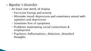 4a NRSG1332 Bipolar and Related Disorders updated